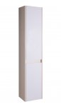 Пенал АСБ-Мебель Оливия 35 белый глянец/светлое дерево