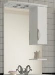 Зеркало-шкаф АСБ-Мебель Мессина 70 белый глянец