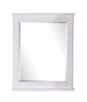 Зеркало ASB-Woodline Прато 70 белый/патина серебро