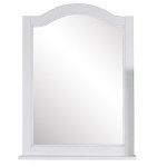 Зеркало ASB-Woodline Модерн 85 белый/патина серебро